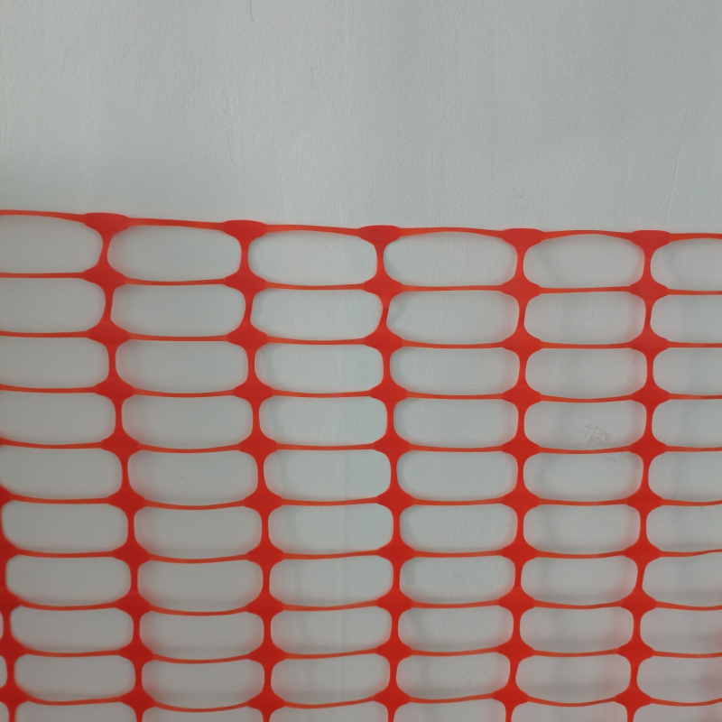 construction equipment orange temporary plastic safety mesh barrier fence