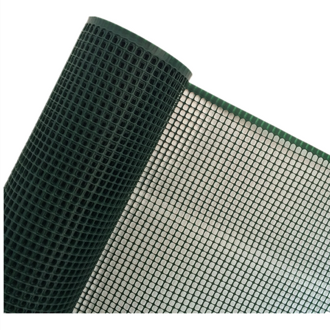 Protective Green Construction 1 M Plastic Square Mesh