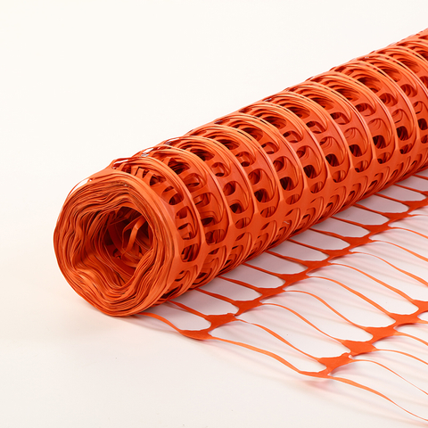 Expandable Orange Construction Barrier Mesh