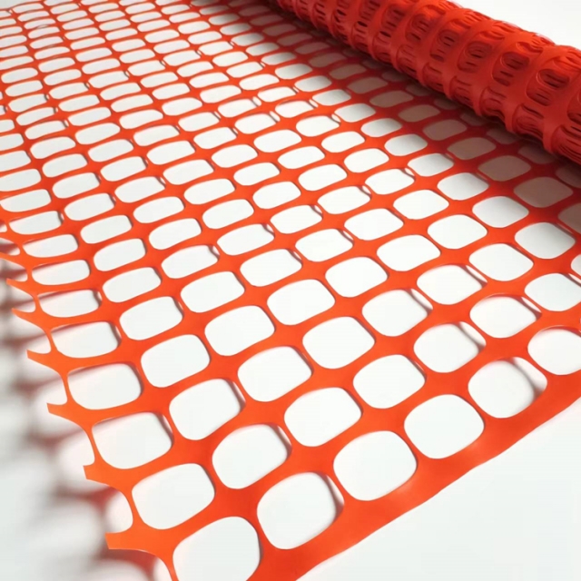 YONGTE Orange Safety Fence Plastic Mesh Fencing Roll, 4X100 Feet Temporary Netting for Garden Snow Fence