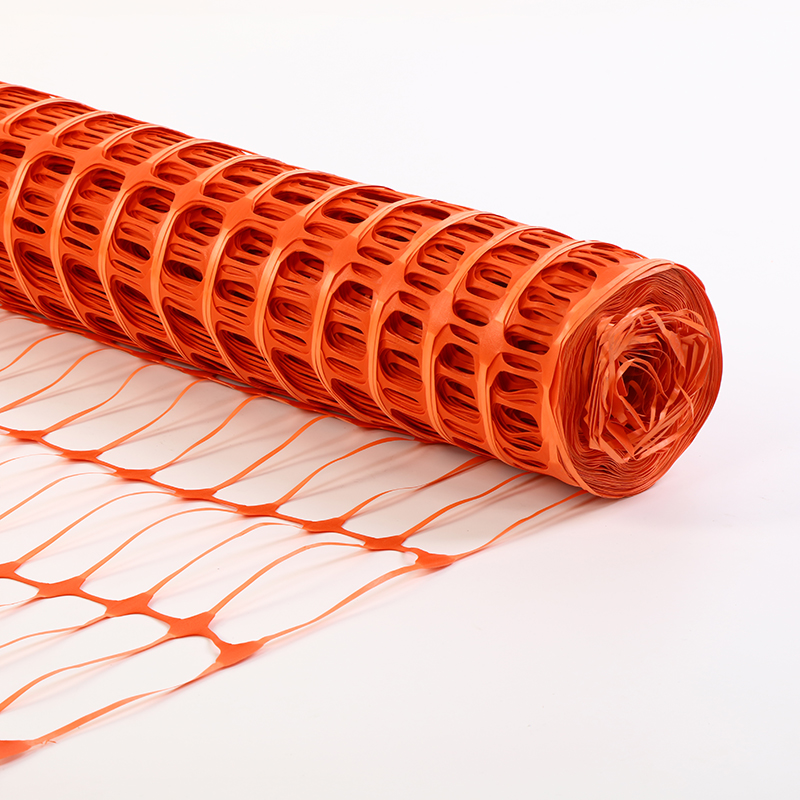 PE orange weatherproof flexible plastic traffic road safety mesh fence for construction net